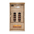 Golden Designs "Reserve Edition" 2-Person Full Spectrum PureTech™ Near Zero EMF FAR Infrared Sauna with Himalayan Salt Bar w/ Hemlock | GDI-8010-03