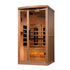 Golden Designs "Reserve Edition" 2-Person Full Spectrum PureTech™ Near Zero EMF FAR Infrared Sauna with Himalayan Salt Bar w/ Hemlock | GDI-8010-03