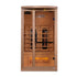 Golden Designs "Reserve Edition" 2-Person Full Spectrum PureTech™ Near Zero EMF FAR Infrared Sauna with Himalayan Salt Bar w/ Hemlock | GDI-8010-03