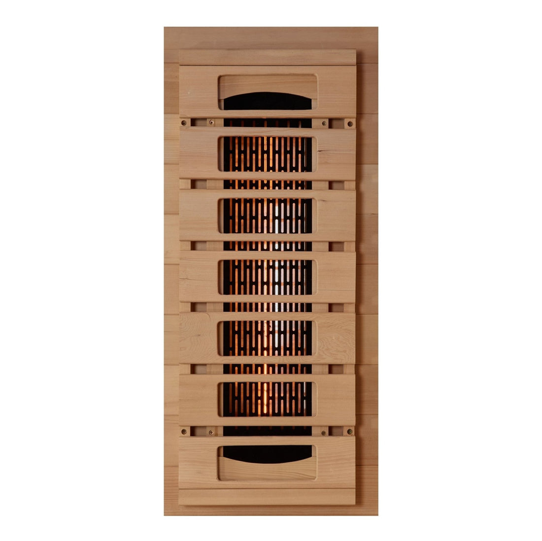 Golden Designs Near Zero EMF Full Spectrum Infrared Sauna 4-Person w/ Himalayan Salt Bar & Hemlock Wood | GDI-8040-03