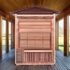 Available at Findyourbath.com Sunray "Waverly" Outdoor Traditional Sauna | 3-Person | 300D2