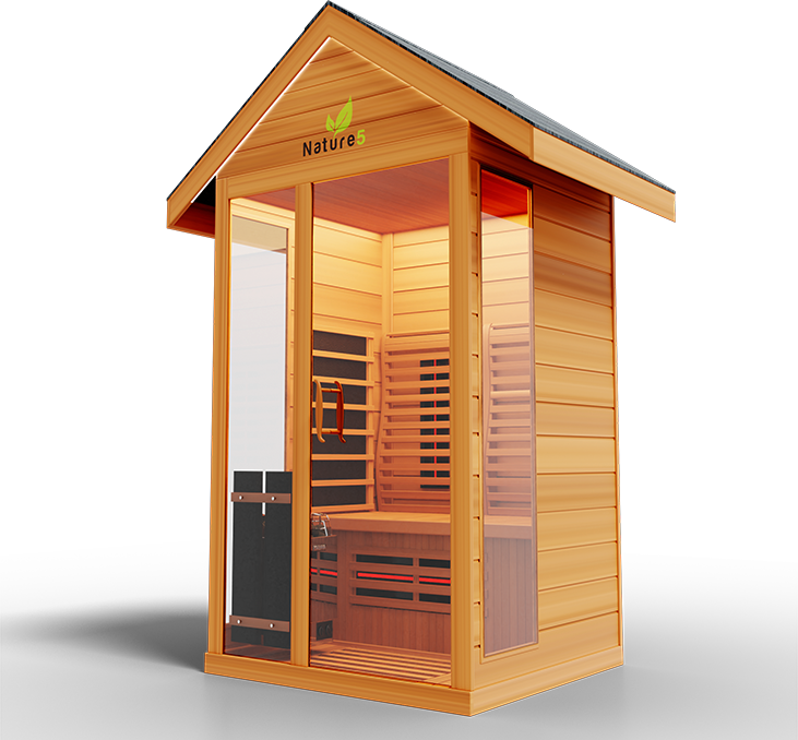 Medical Saunas "Nature 5" Outdoor Hybrid Sauna (infrared+traditional)