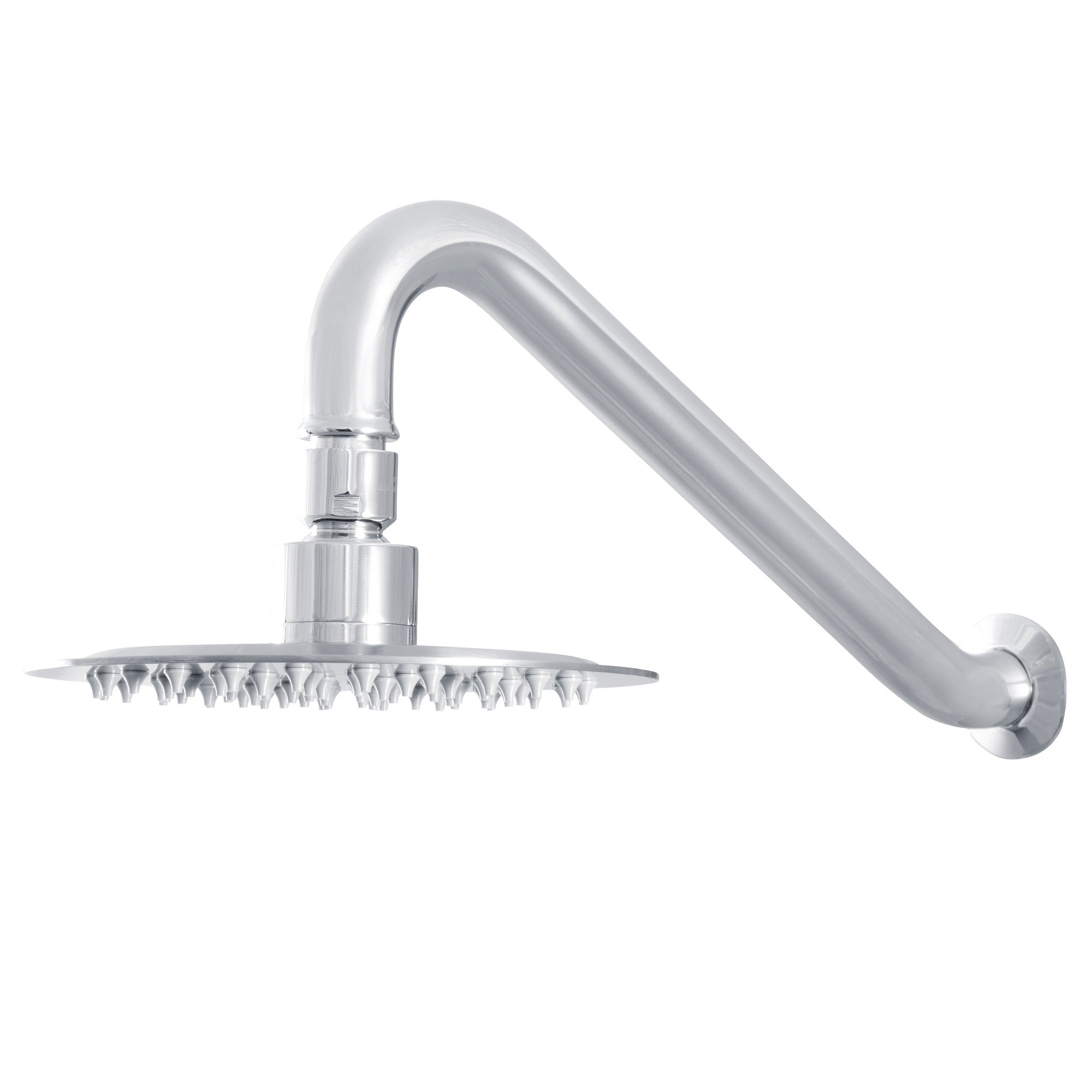 PULSE ShowerSpas Matte Stainless Steel Showerhead - Island Falls 250mm