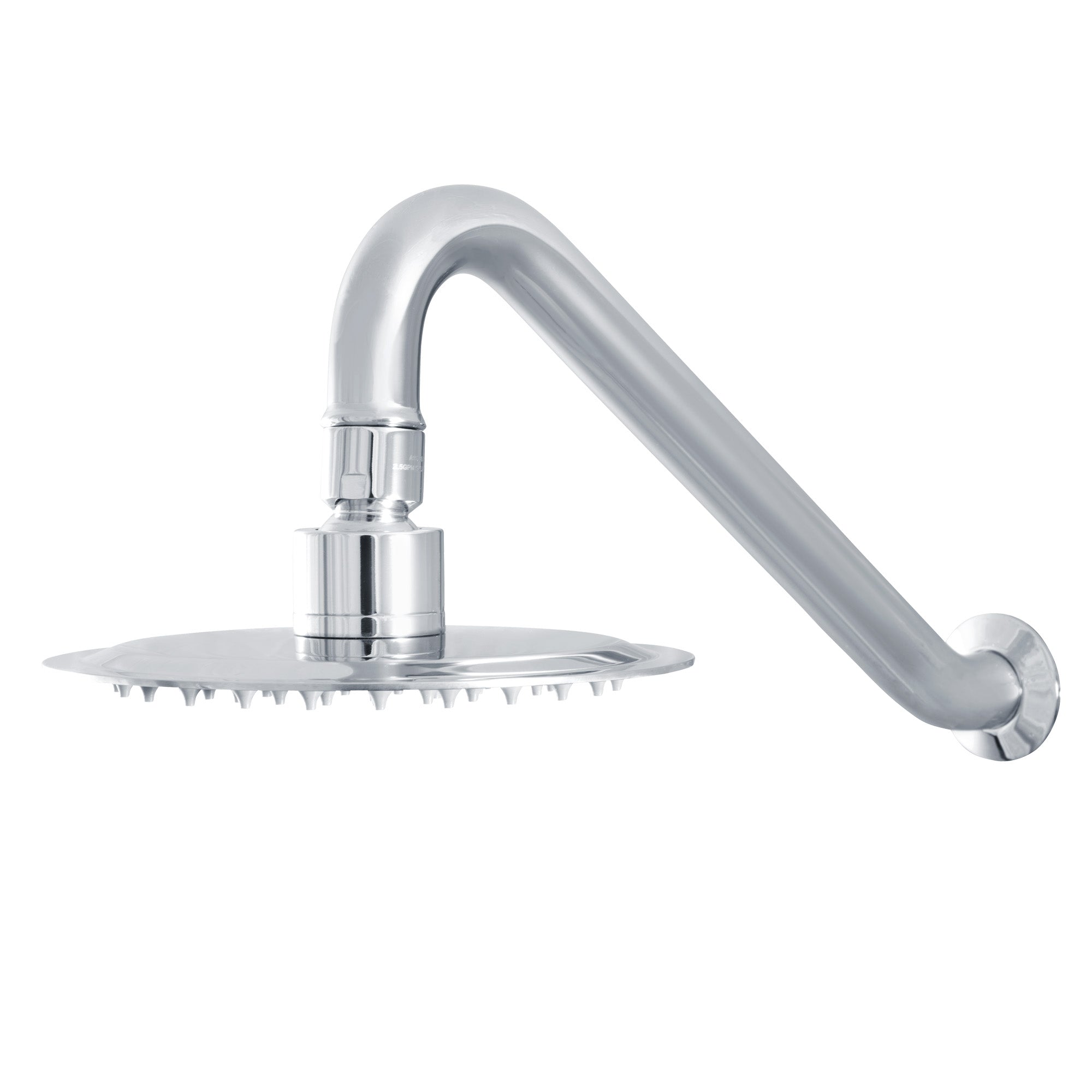 PULSE ShowerSpas Matte Stainless Steel Showerhead - Island Falls 250mm