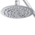 PULSE ShowerSpas Matte Stainless Steel Showerhead - Island Falls 250mm