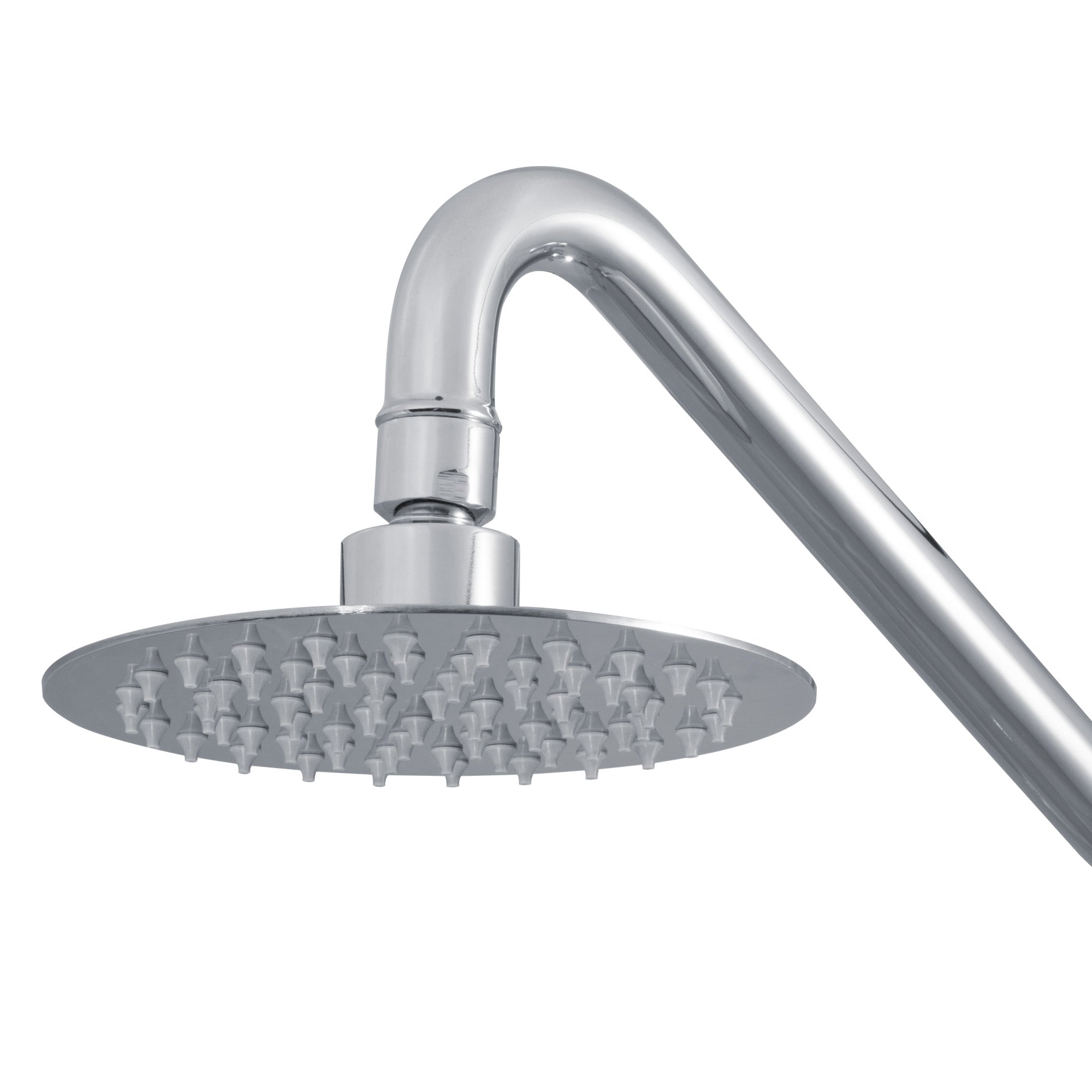 PULSE ShowerSpas Matte Stainless Steel Showerhead - Island Falls 250mm