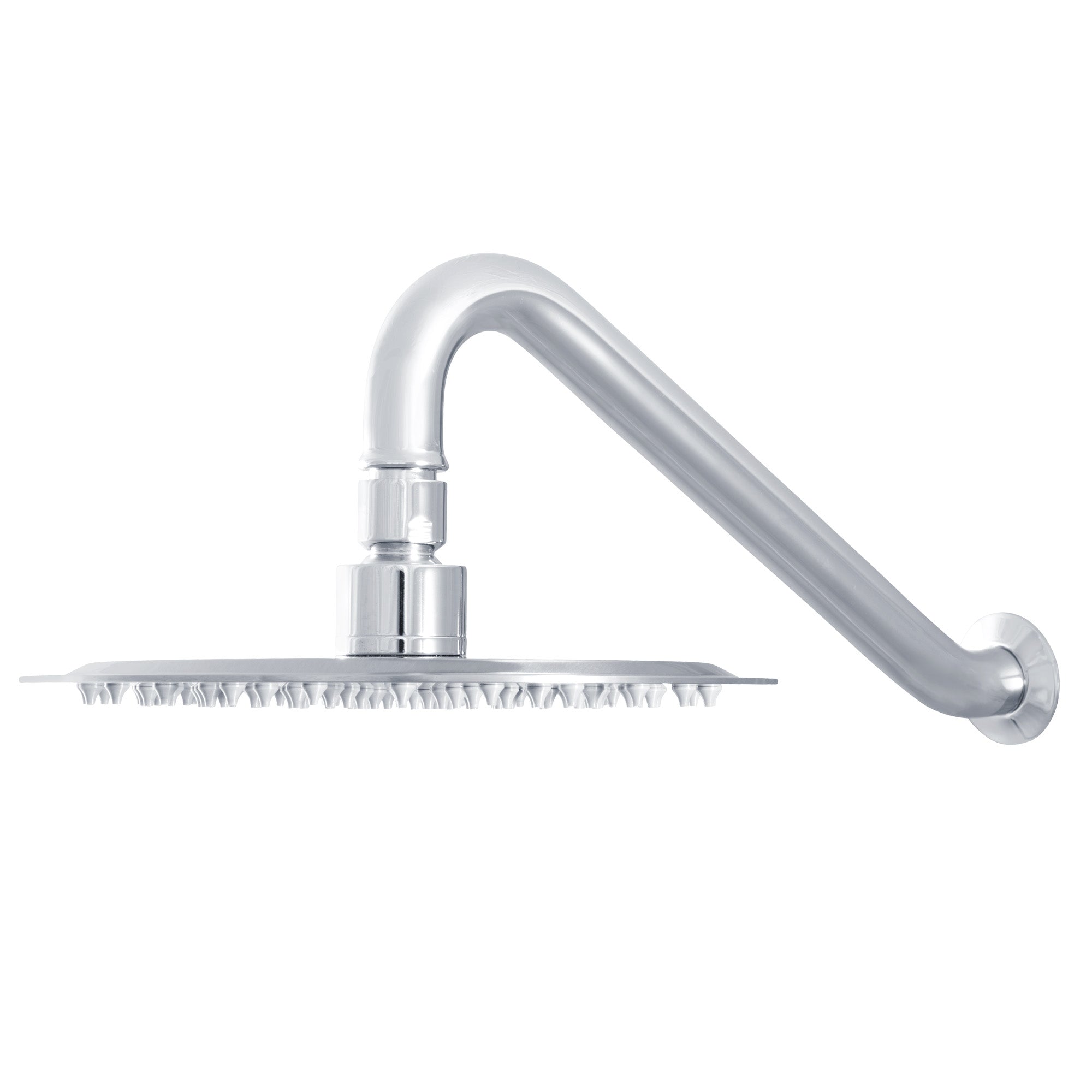 PULSE ShowerSpas Matte Stainless Steel Showerhead - Island Falls 250mm