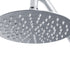 PULSE ShowerSpas Matte Stainless Steel Showerhead - Island Falls 250mm