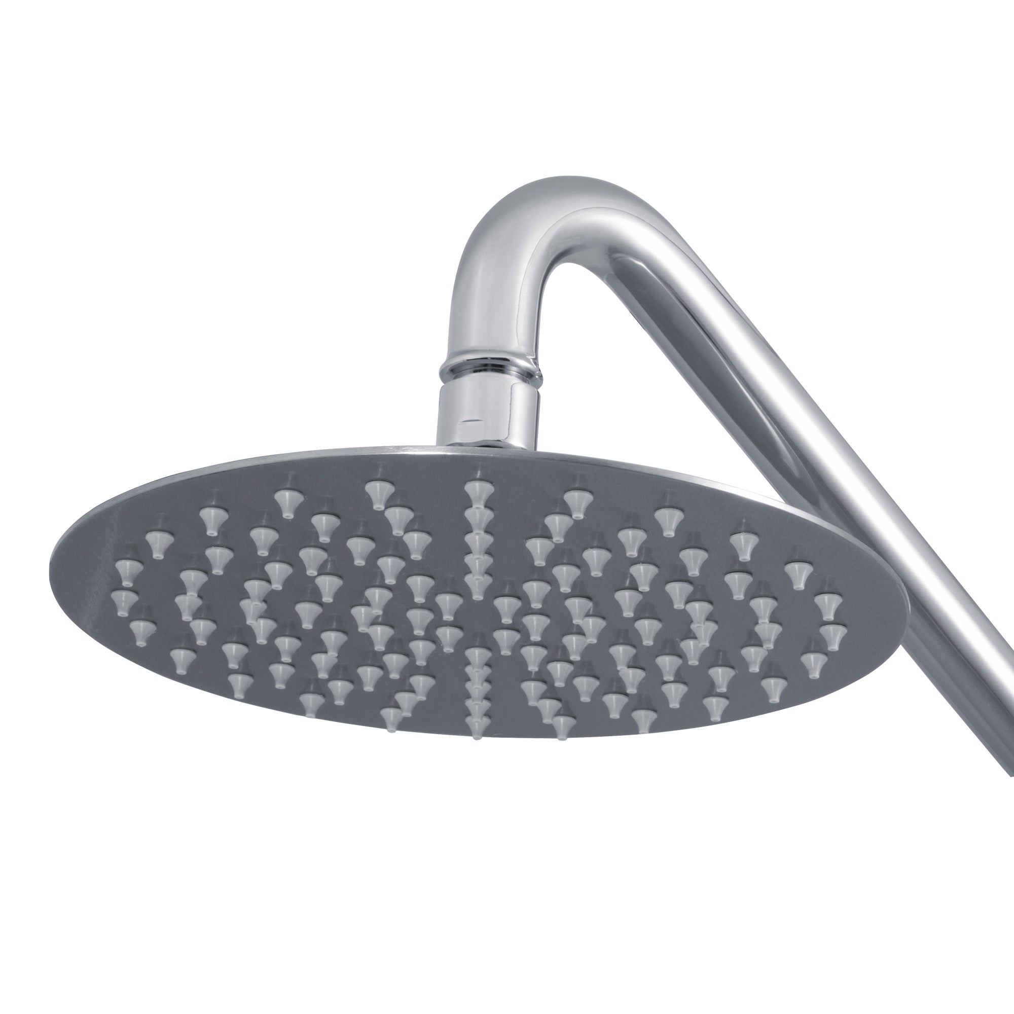 PULSE ShowerSpas Matte Stainless Steel Showerhead - Island Falls 250mm