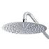 PULSE ShowerSpas Matte Stainless Steel Showerhead - Island Falls 250mm