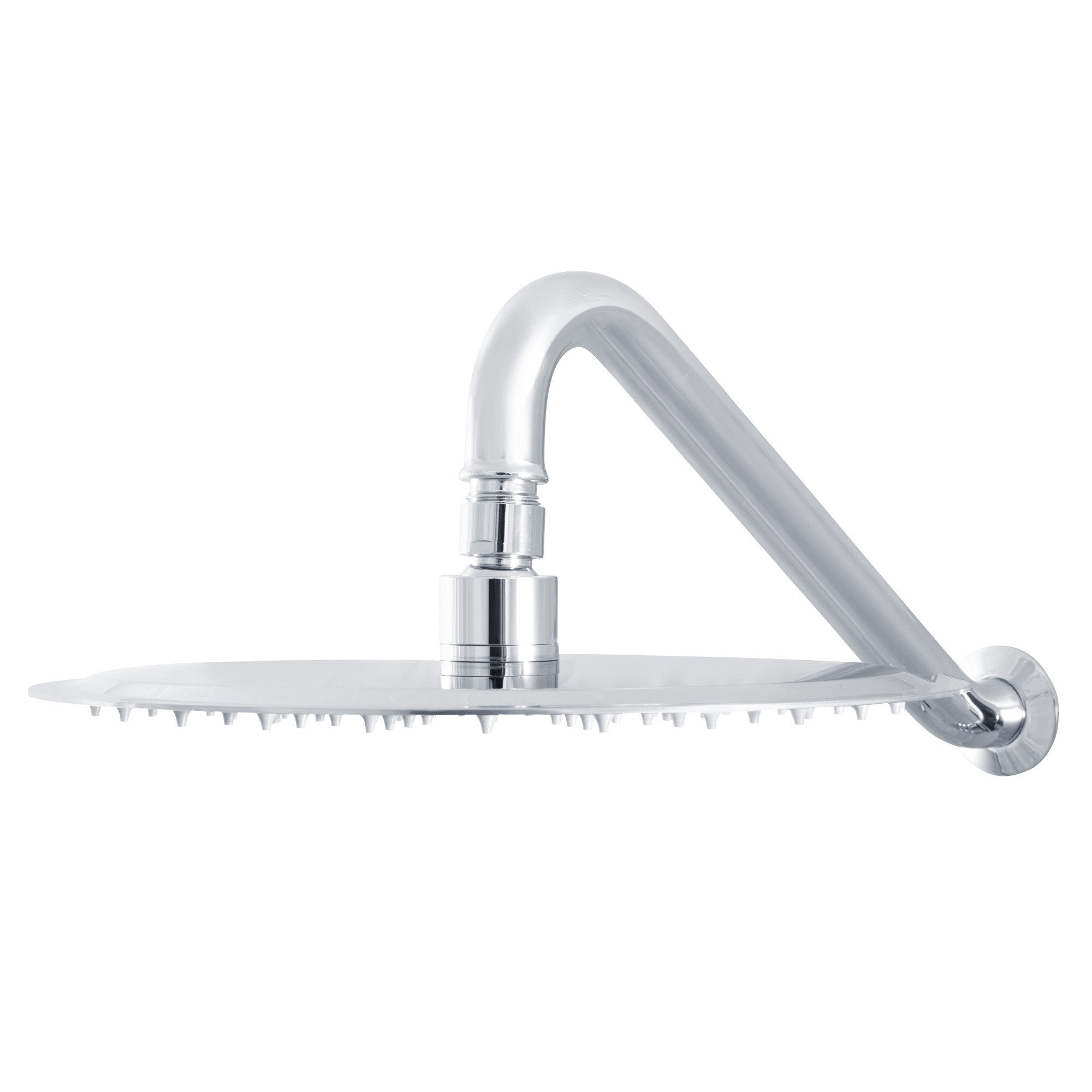 PULSE ShowerSpas Matte Stainless Steel Showerhead - Island Falls 250mm