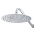 PULSE ShowerSpas Matte Stainless Steel Showerhead - Island Falls 250mm