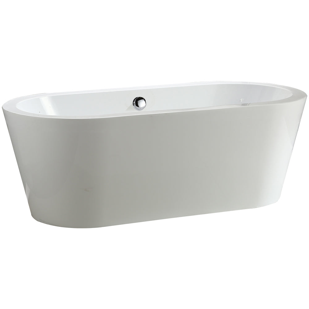 Vinnova Melania 68" x 32" Soaking Freestanding Bathtub | 234068-BAT-WH