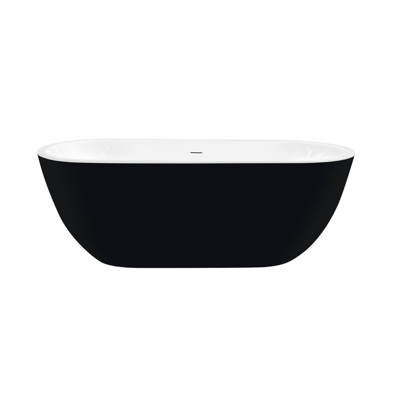 Vinnova Zamora 65" x 29" Soaking Freestanding Bathtub | 260065-BAT-BL