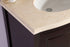 Laviva Estella 32" Brown Bathroom Vanity with Jerusalem Gold Marble Countertop | 3130709-32B-JG