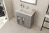 Laviva Nova 32" Gray Bathroom Vanity with White Ceramic Basin Countertop | 31321529-32G-CB