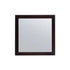Laviva Nova 28" Framed Square Brown Mirror | 31321529-MR