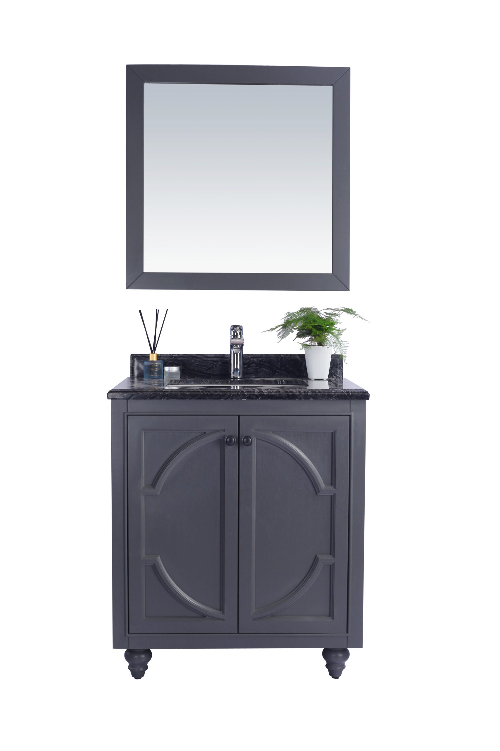 Laviva Odyssey 30" Bathroom Vanity Set w/ Sink in Gray | 313613-30G