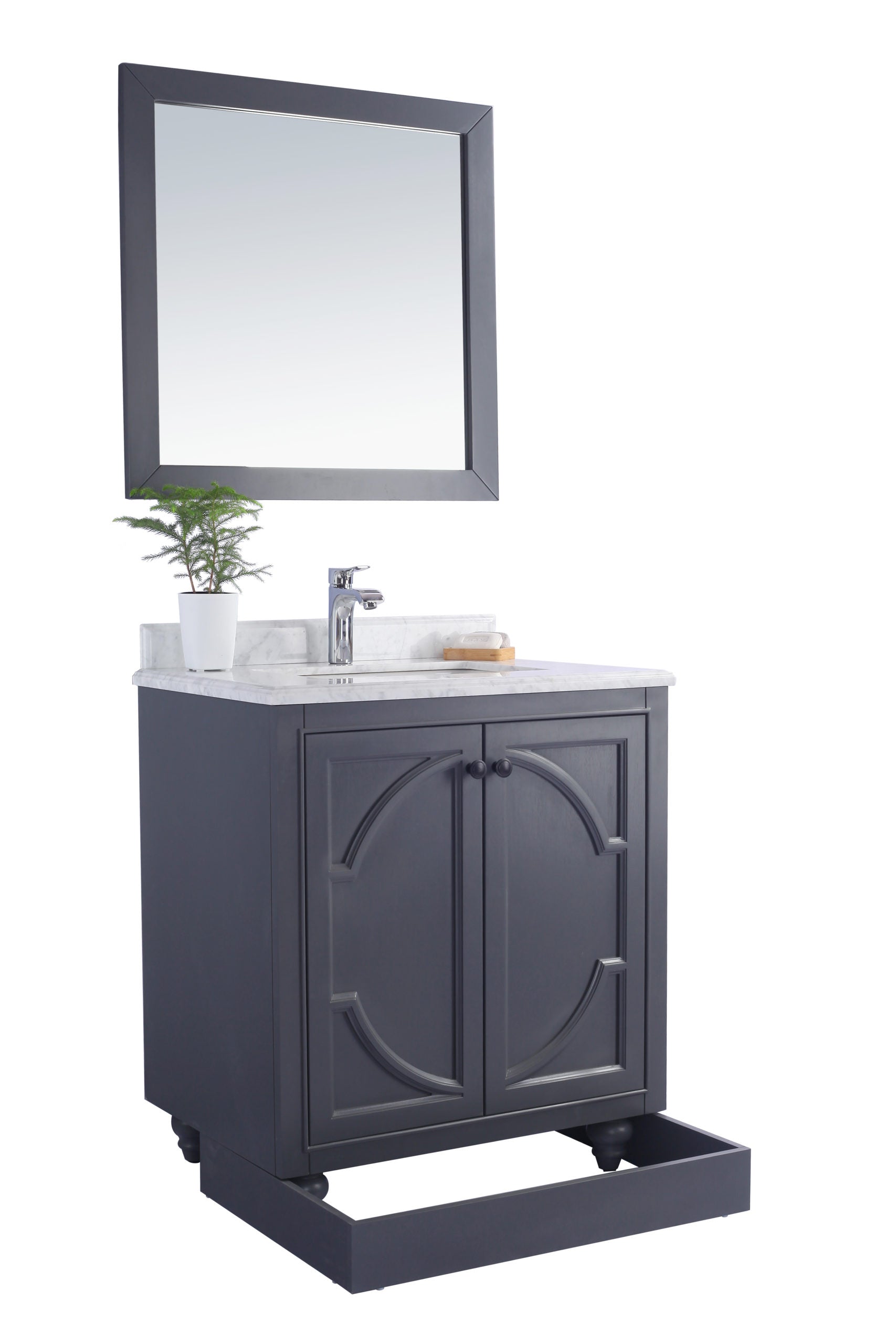 Laviva Odyssey 30" Bathroom Vanity Set w/ Sink in Gray | 313613-30G