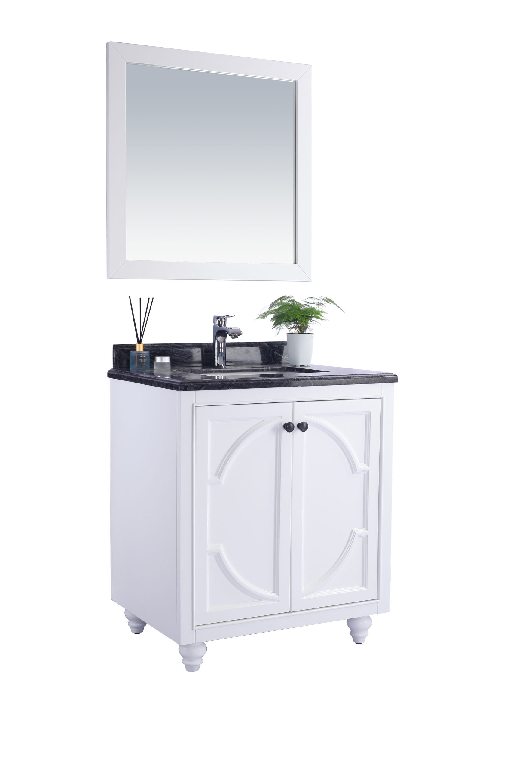 Laviva Odyssey 30" Bathroom Vanity Set w/ Sink in White | 313613-30W
