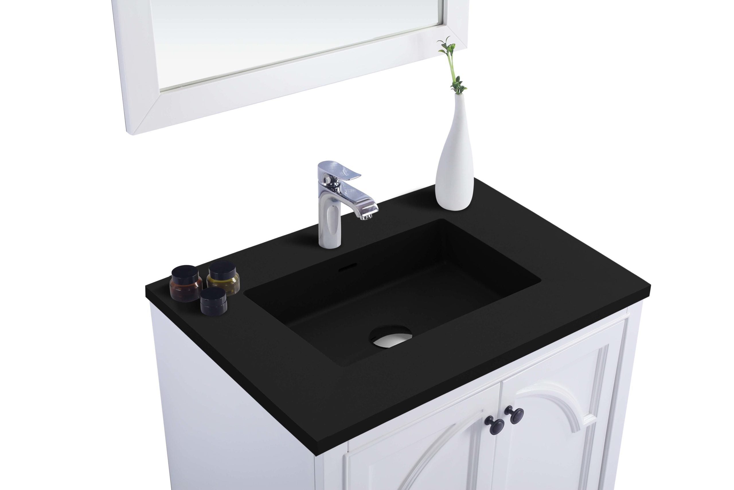 Laviva Odyssey 30" Bathroom Vanity Set w/ Sink in White | 313613-30W