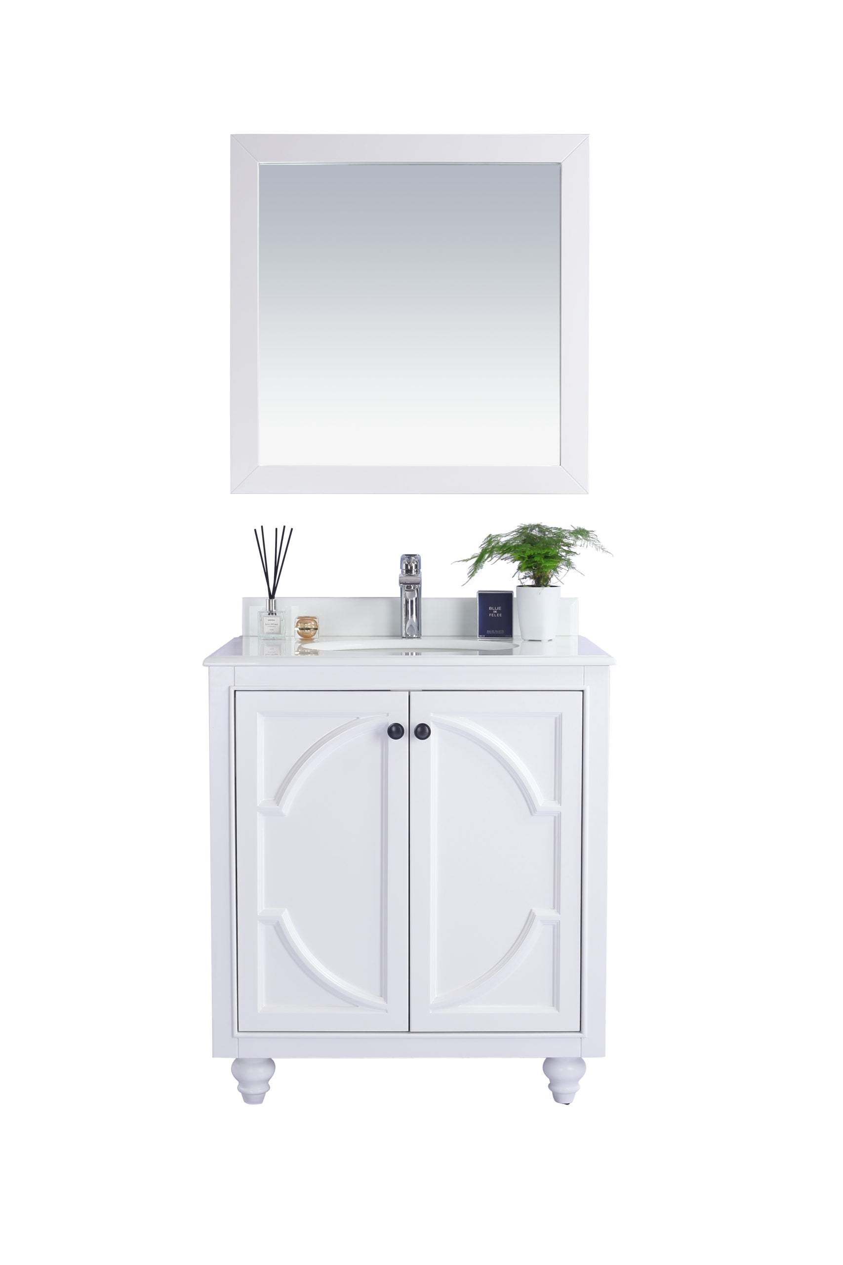 Laviva Odyssey 30" Bathroom Vanity Set w/ Sink in White | 313613-30W