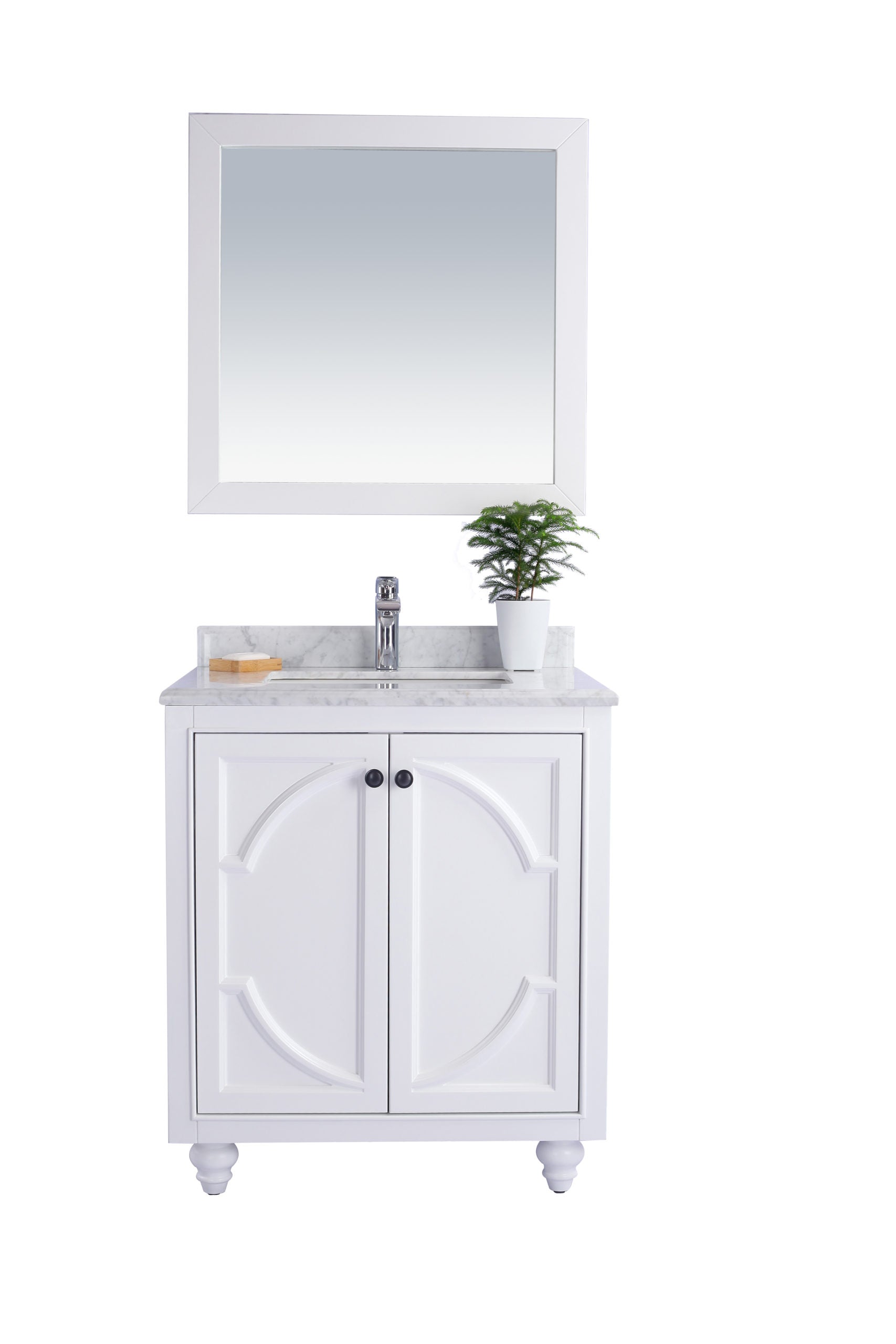 Laviva Odyssey 30" Bathroom Vanity Set w/ Sink in White | 313613-30W