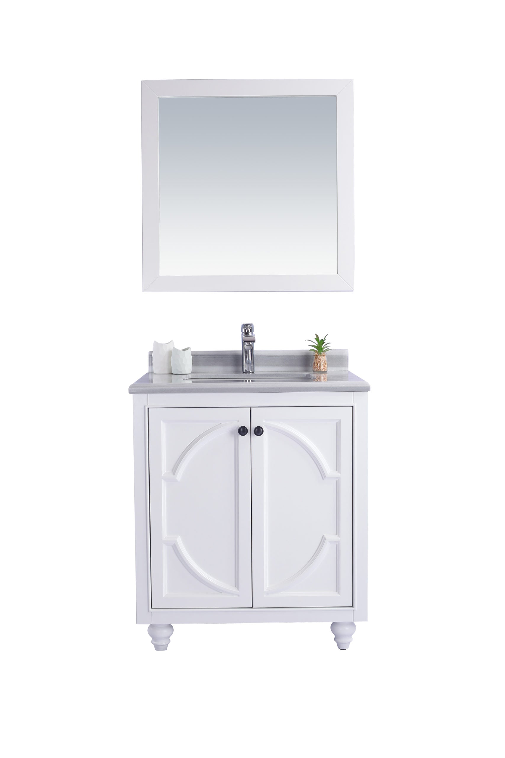 Laviva Odyssey 30" Bathroom Vanity Set w/ Sink in White | 313613-30W