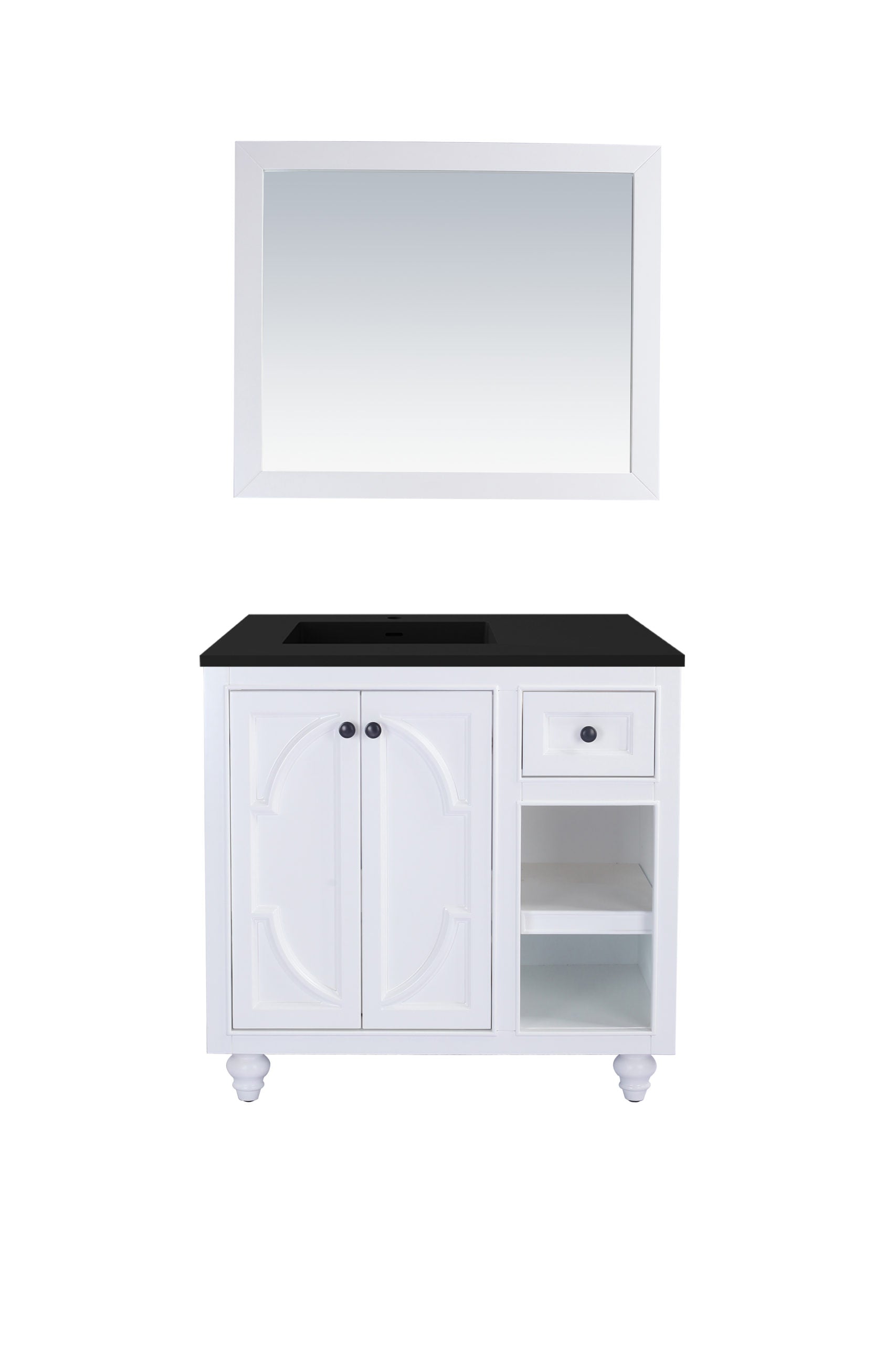 Laviva Odyssey 36" Bathroom Vanity Set w/ Sink in White | 313613-36W