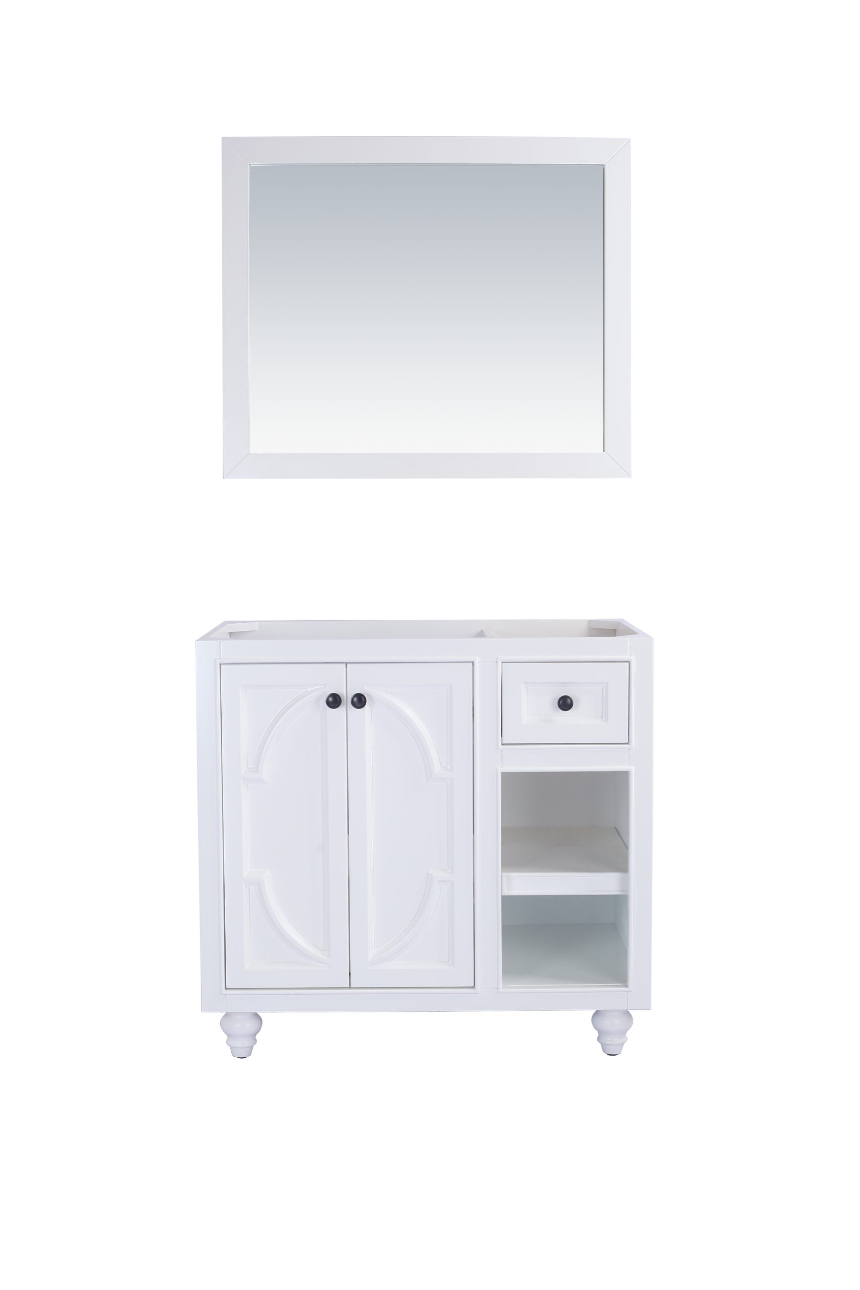 Laviva Odyssey 36" Maple Gray Bathroom Vanity Cabinet | 313613-36