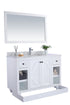 Laviva Odyssey 48" Bathroom Vanity Set w/ Sink in White | 313613-48W