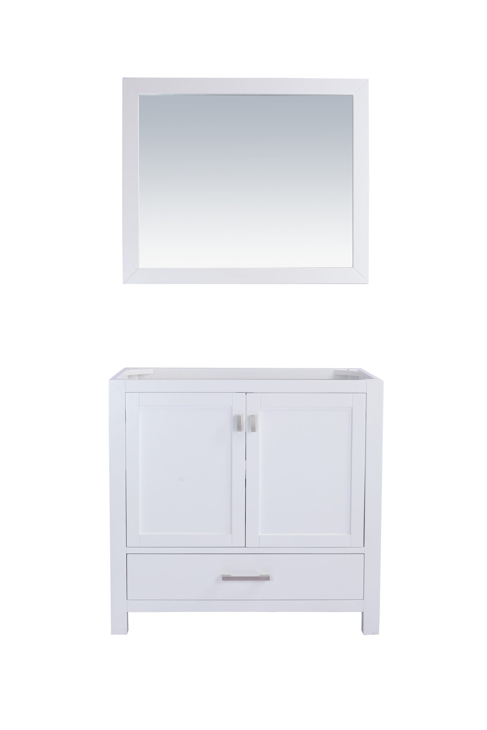 Laviva Wilson 36" Gray Bathroom Vanity Cabinet | 313ANG-36