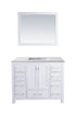 Laviva Wilson 42" Bathroom Vanity Set w/ Sink in White | 313ANG-42W