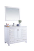 Laviva Wilson 42" Bathroom Vanity Set w/ Sink in White | 313ANG-42W