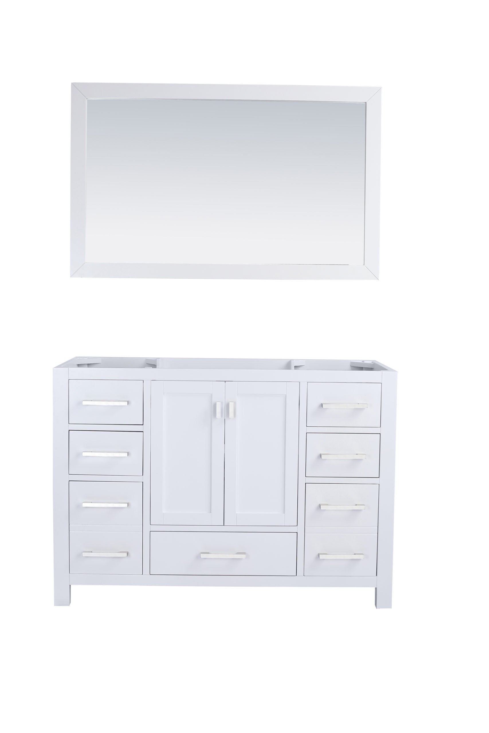Laviva Wilson 48" Gray Bathroom Vanity Cabinet | 313ANG-48