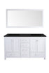 Laviva Wilson 60" Double Bathroom Vanity & Sinks in White | 313ANG-60W