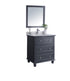 Laviva Luna 30" Bathroom Vanity Set w/ Sink in Gray | 313DVN-30G