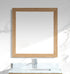 Laviva Sterling 30" Framed Square White Oak Mirror | 313FF-3030