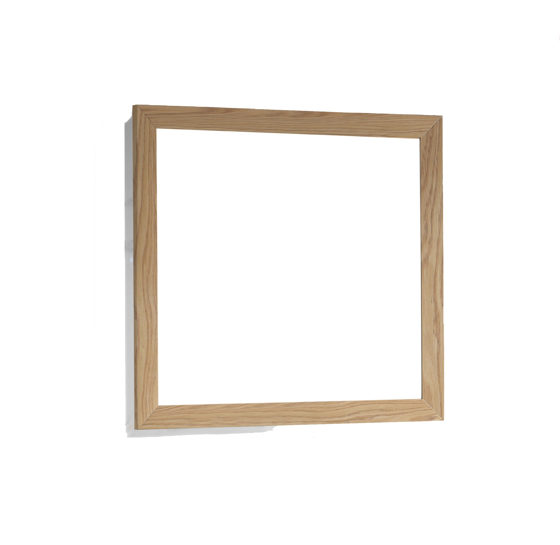 Laviva Sterling 36" Framed Rectangular White Oak Mirror | 313FF-3630