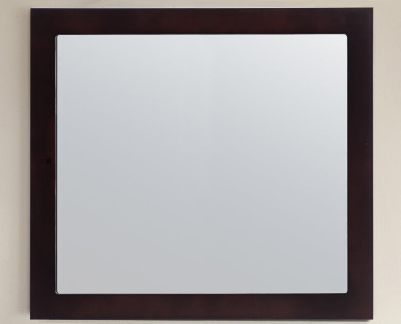 Laviva Sterling 36" Framed Rectangular White Oak Mirror | 313FF-3630