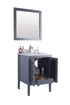 Laviva Mediterraneo 24" Bathroom Vanity Set w/ Sink in Gray | 313MKSH-24G