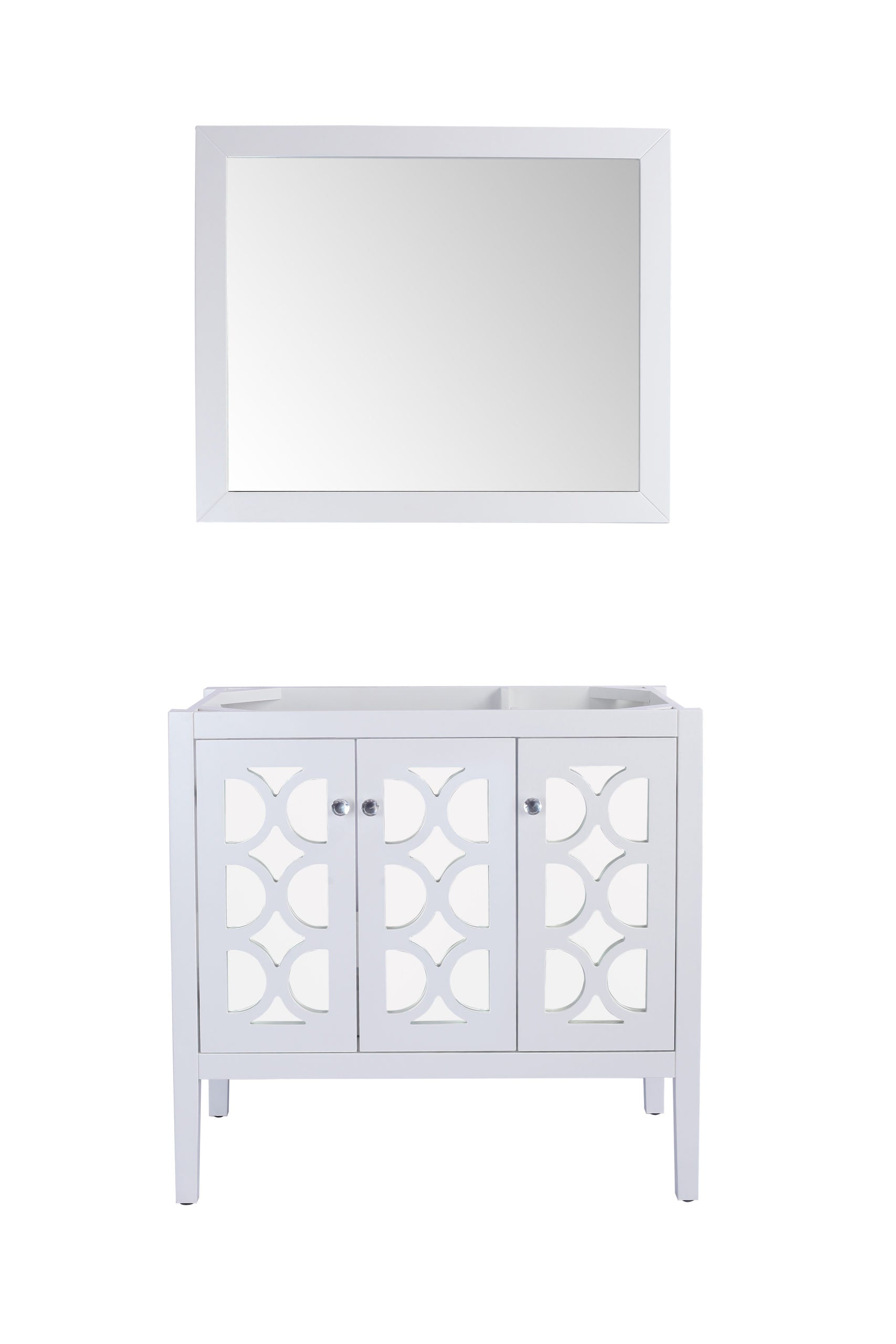 Laviva Mediterraneo 36" Gray Bathroom Vanity Cabinet | 313MKSH-36