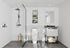 Laviva Alto 24" Bathroom Vanity Set w/ Sink in White | 313SMR-24W
