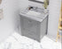 Laviva Forever 30" Single Hole White Carrara Marble Countertop with Rectangular Ceramic Sink | 313SQ1H-30