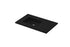Laviva Forever VIVA Stone 36" Matte Black Solid Surface Countertop with Left Offset Integrated Sink | 313SQ1HSS-36