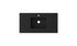 Laviva Forever VIVA Stone 42" Matte Black Solid Surface Countertop with Integrated Sink | 313SQ1HSS-42