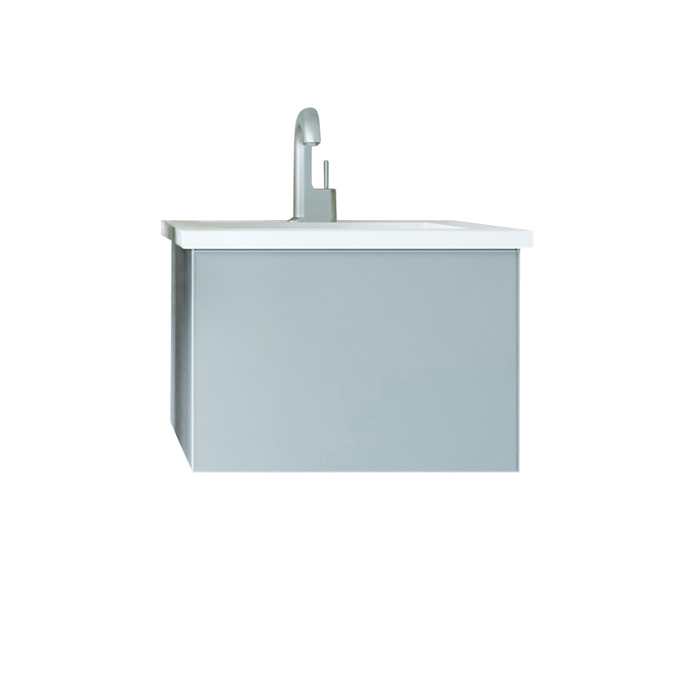 Laviva Vitri 24" Bathroom Vanity Set w/ Sink in Gray | 313VTR-24FG