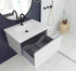 Laviva Vitri 30" Bathroom Vanity Set w/ Sink in White | 313VTR-30CW