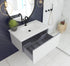 Laviva Vitri 36" Cloud White Wall Hung Bathroom Vanity Cabinet | 313VTR-36