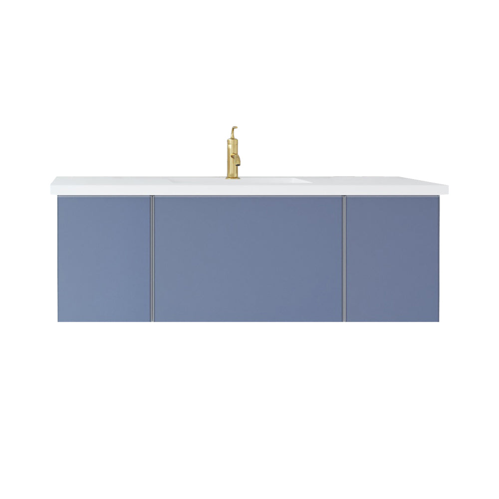 Laviva Vitri 48" Bathroom Vanity Set w/ Sink in Blue | 313VTR-48NB